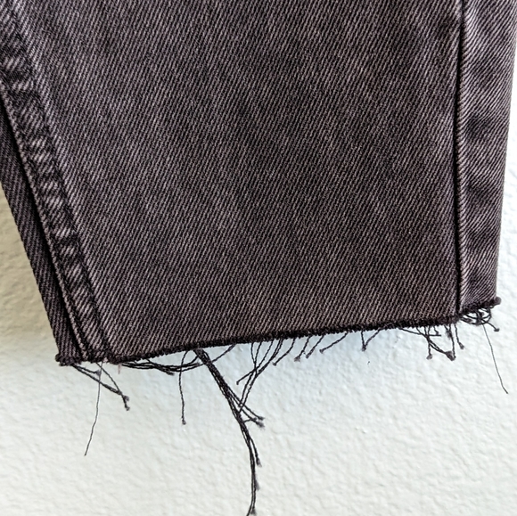 White Fox Jeans, Size XS, Black, Distressed - Picture 6 of 12